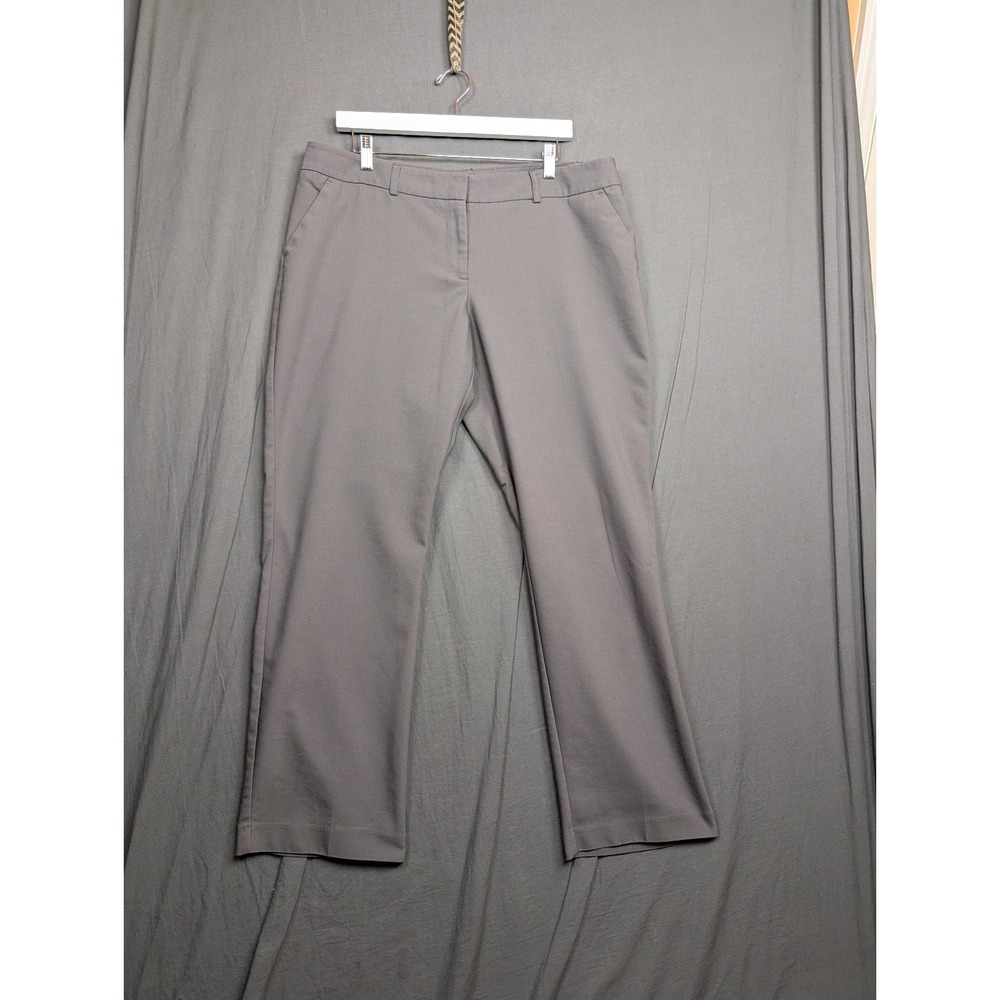 Apt 9 Womens Dress Pants Color Gray Torie Size 16